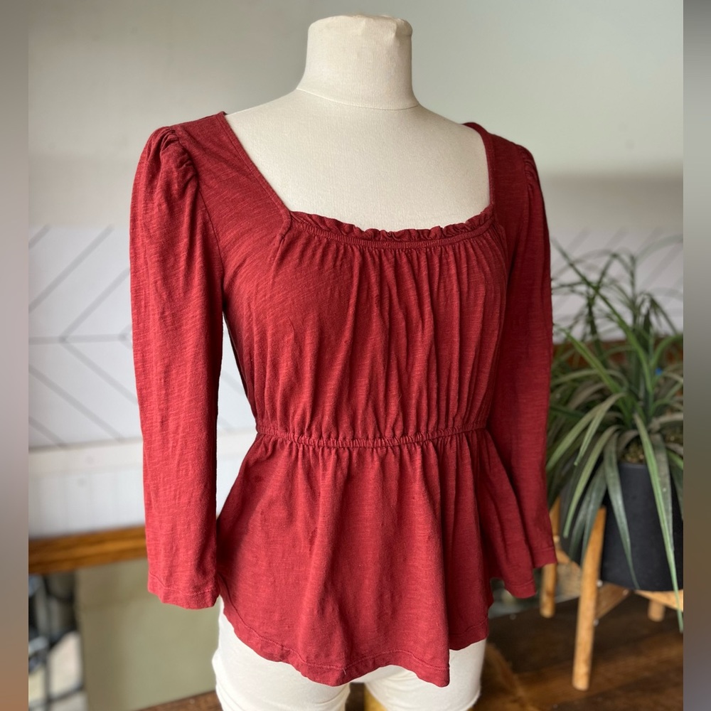 Maeve by Anthropologie Babydoll Blouse